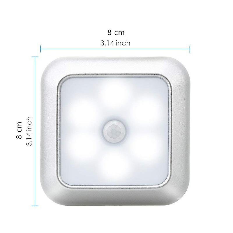 Wireless Smart Motion Sensor Light Battery-powered Led Wall Light Induction Lamp For Closet Cabinet Stairs Hallway Corridor Bedroom Kitchen Night Ligh