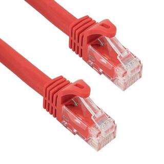 SANOXY 25 ft. Cat6a 600 MHz UTP Snagless Ethernet Network Patch Cable Red SNX-CBL-LDR-C6110-7025