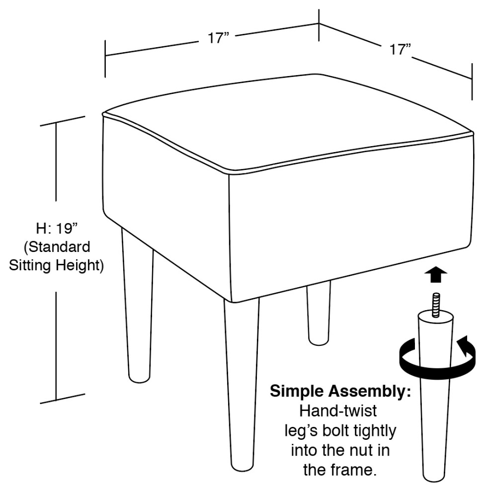 Chinoiserie Modern Vanity Stool   Asian   Vanity Stools And Benches   by 123 Creations  Houzz