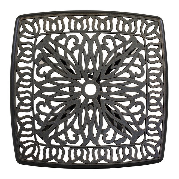 Havenside Home Saybrook Cast Aluminum End Table