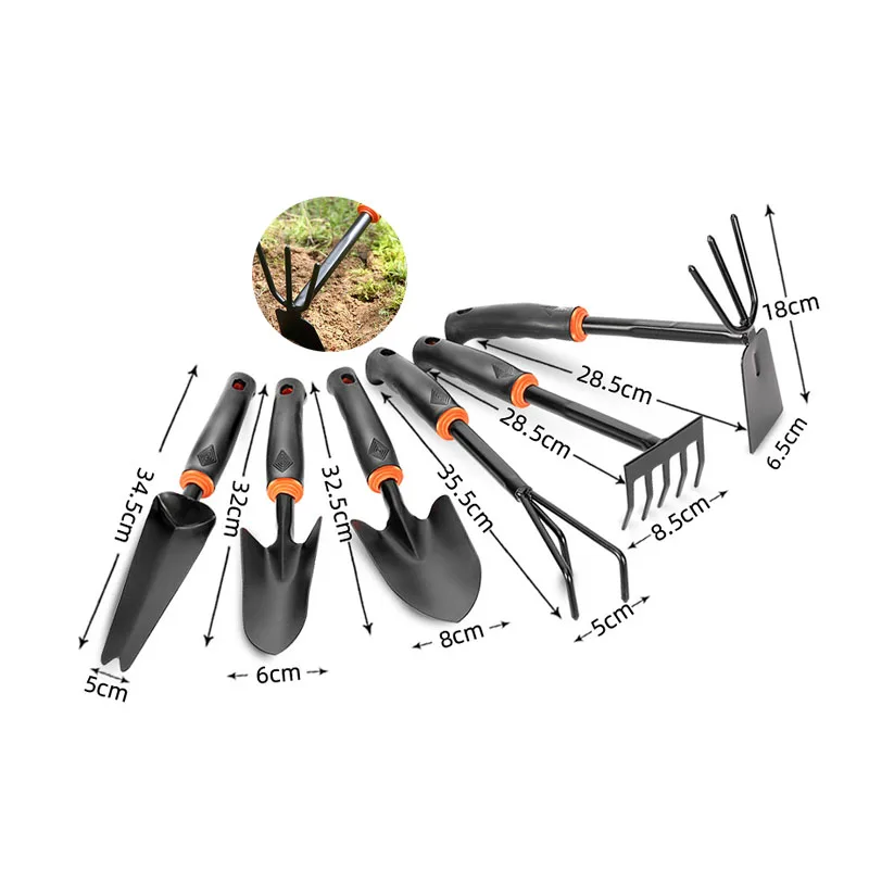 Planting Hand Rake Garden Tool Set Yard Digging Lawn and Garden Tools  Trowel Hoe Gardening Hand Tools for Women