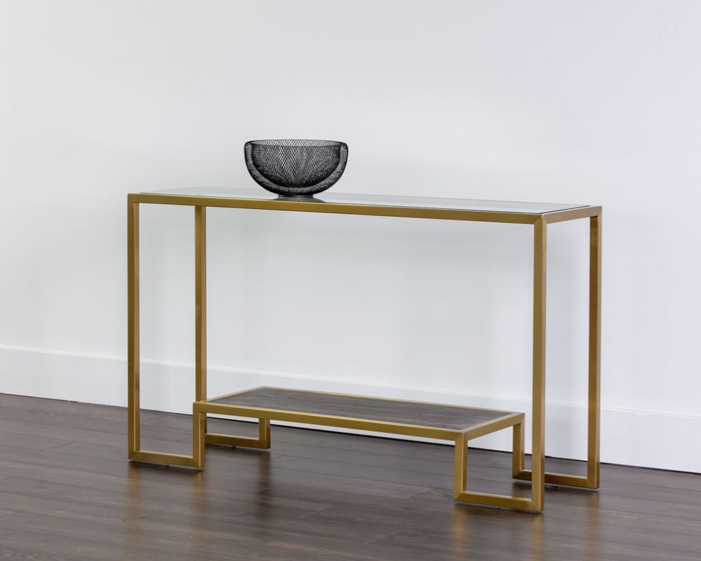 Sunpan Carver Console Table   Contemporary   Console Tables   by Unlimited Furniture Group  Houzz