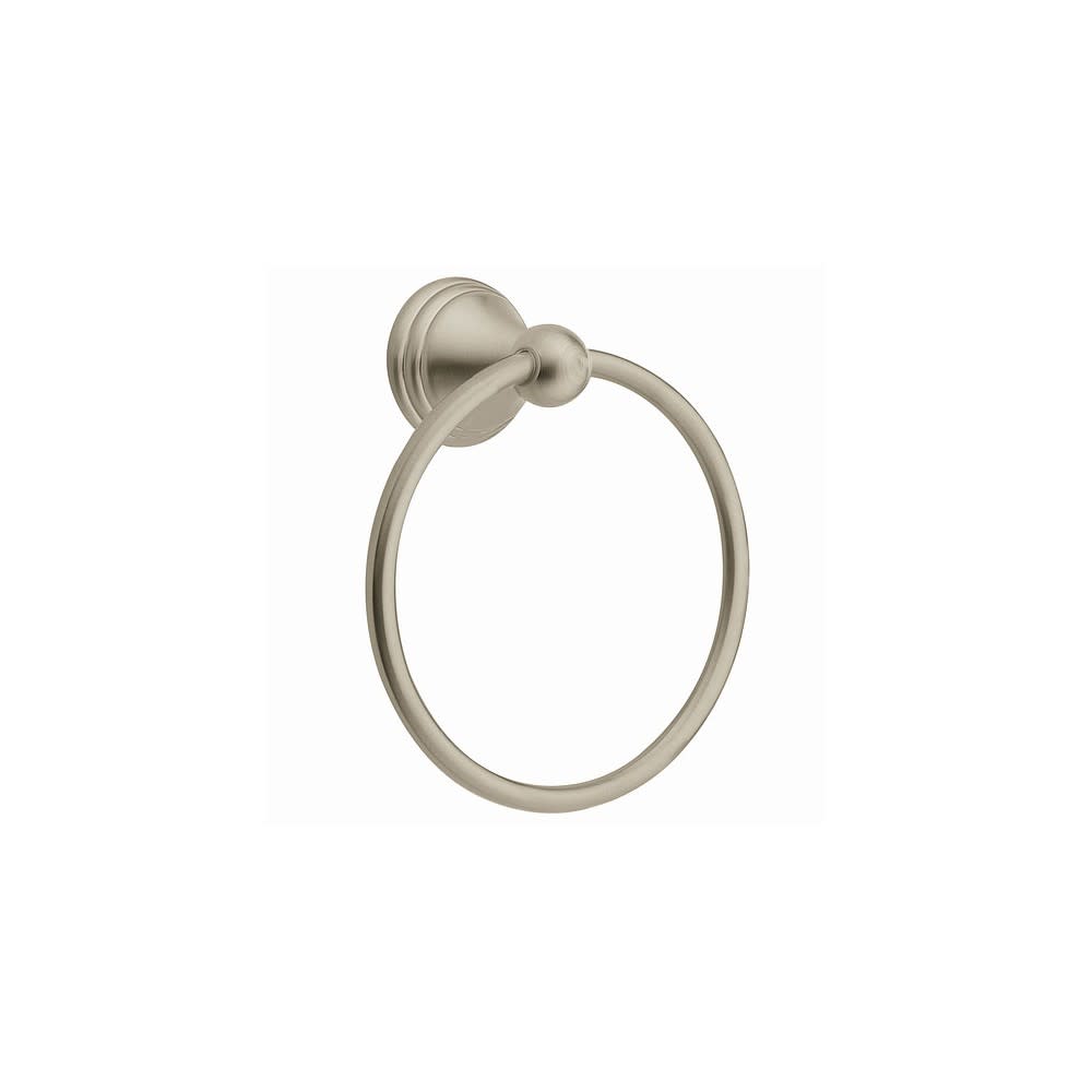 Moen Preston Towel Ring Brushed Nickel Die Cast Zinc ;