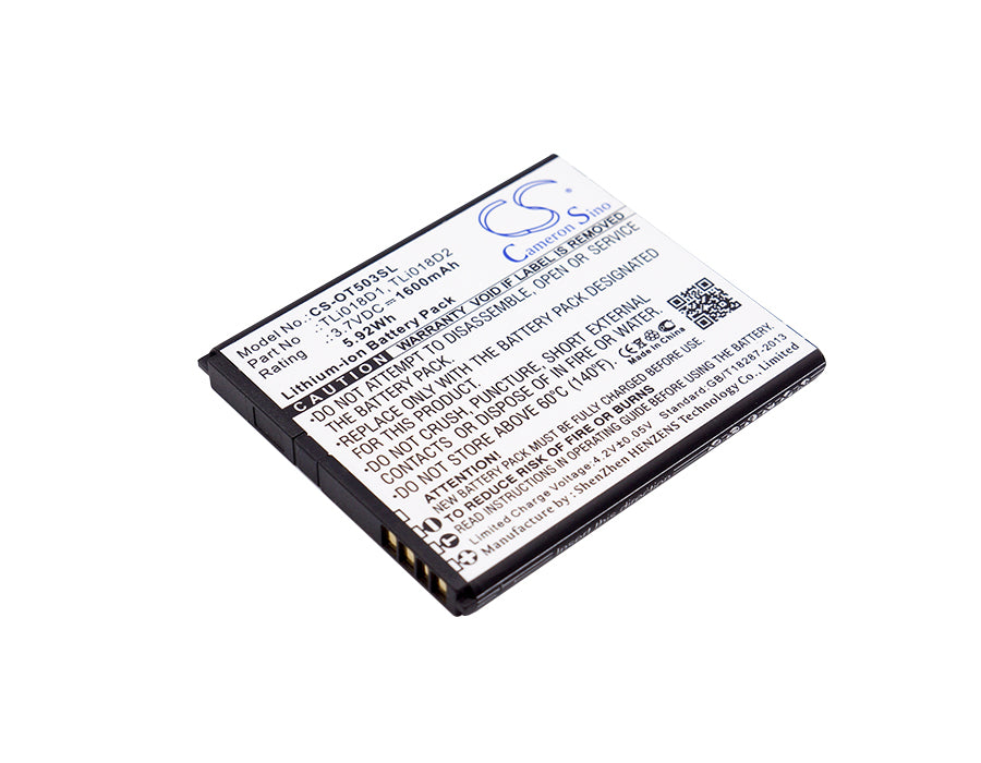 Alcatel One Touch Link Y858 Black Hotspot 1600mAh Replacement Battery BatteryClerkcom Hotspot