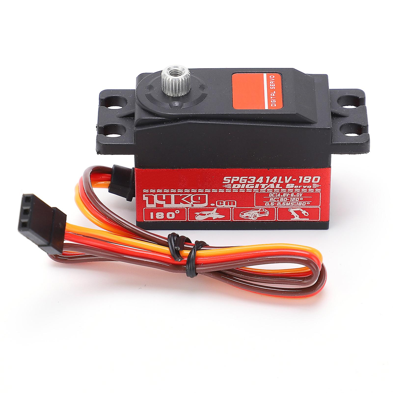 Spg3414lv 14kg Durable High Torque Metal Gear Servo For 1:10 Remote Control Drift Car