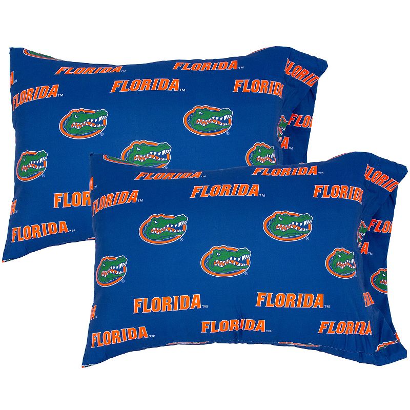 NCAA Florida Gators Set of 2 King Pillowcases