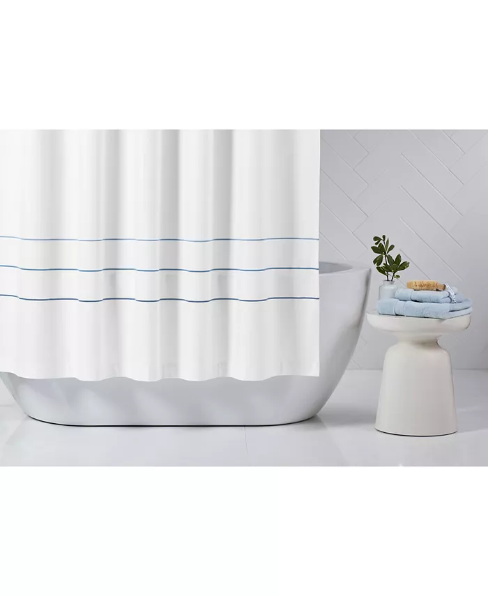 Hotel Collection Borderline Shower Curtain