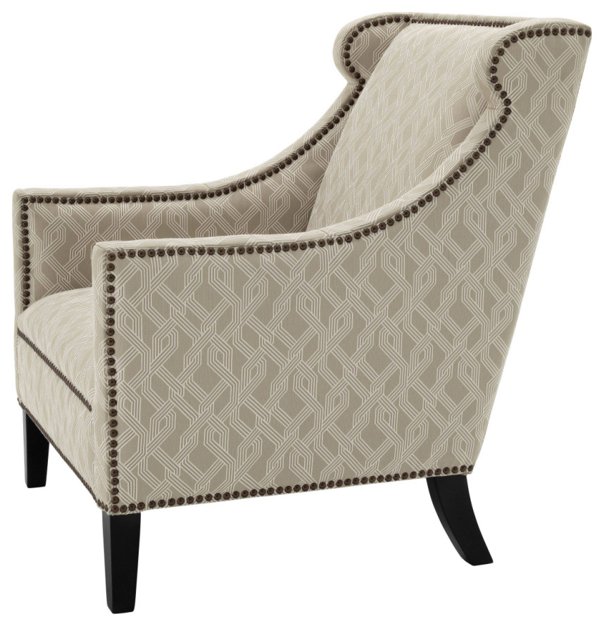 Wingback Accent Chair  Eichholtz Jenner   Transitional   Armchairs And Accent Chairs   by Oroa   Distinctive Furniture  Houzz