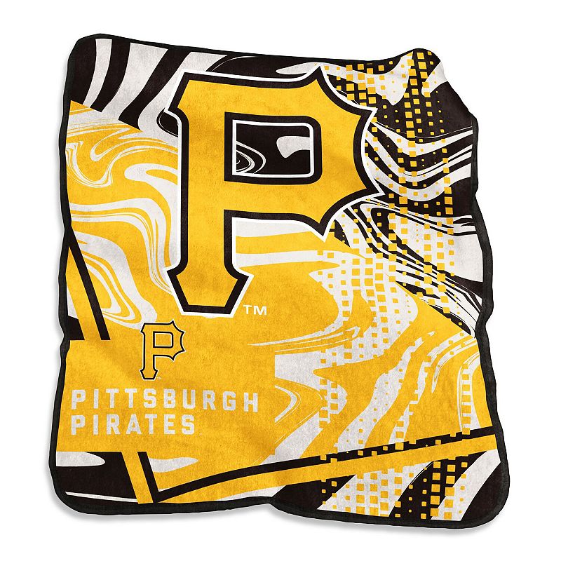 Pittsburgh Pirates 50 x 60 Swirl Raschel Throw Blanket