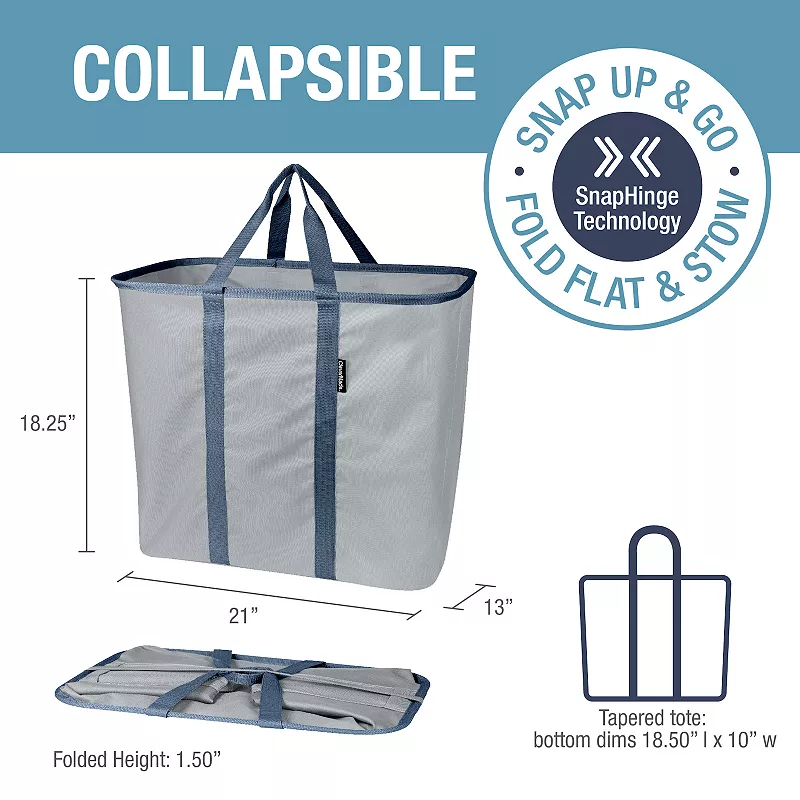 CleverMade Collapsible Laundry Caddy 2-piece Set