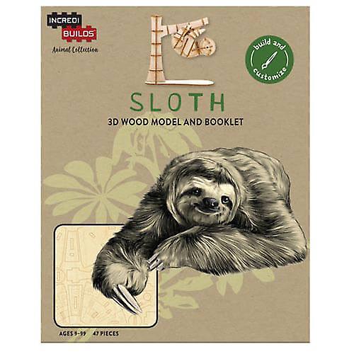 Incredibuilds Animal Collection 3D Wood Model (Sloth)