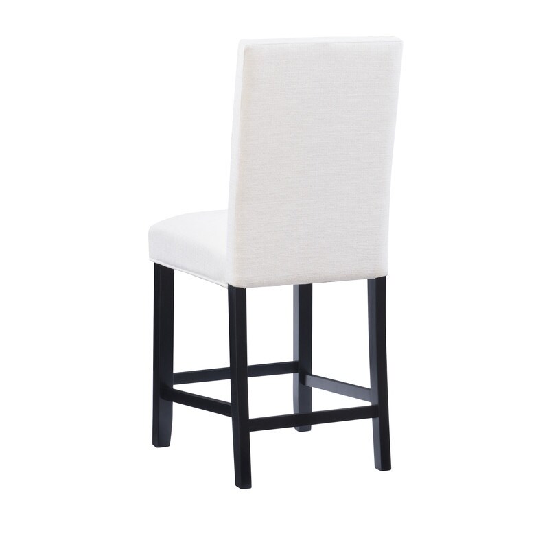 Linon James Crystal White 24 inch Counter Stool