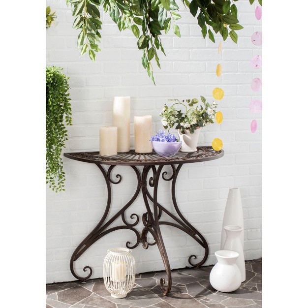 Annalise Patio Accent Table Safavieh