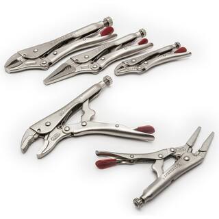 Crescent Locking Plier Set with Wire Cutter and Cushion Grip (5-Piece) CLP5SETN-08