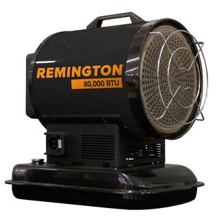 Remington 80000 BTU Battery Operated KeroseneDiesel Radiant Space Heater with Thermostat - Battery Not Included REM-80TBOA-OFR-B