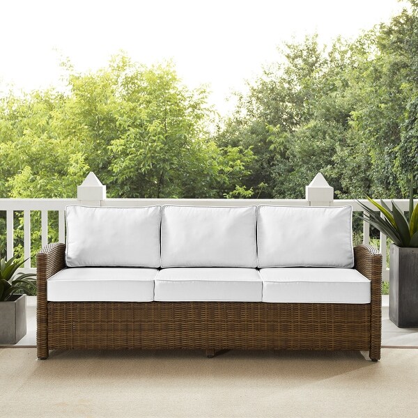 Crosley Bradenton Outdoor Wicker Sofa