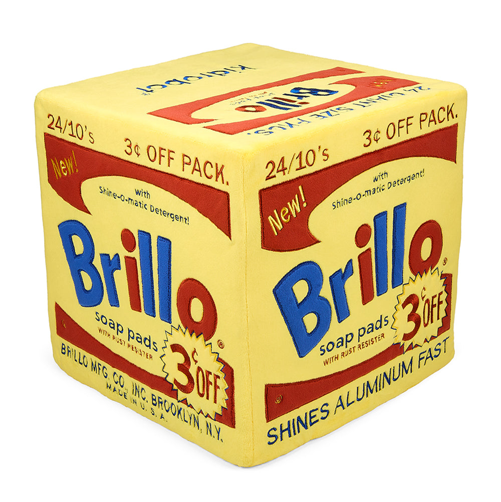 Andy Warhol 12” Yellow Brillo Box Plush (PRE-ORDER)