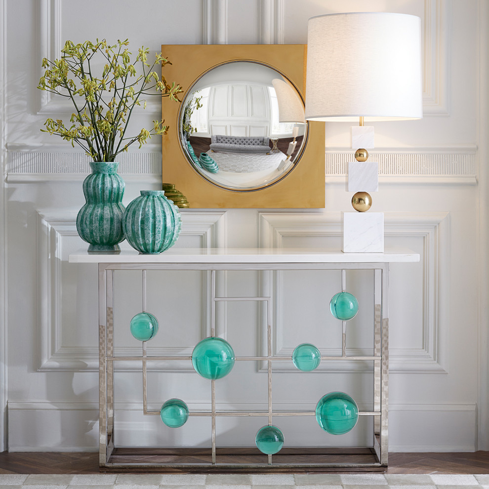 Globo Fretwork Console   Contemporary   Console Tables   by Jonathan Adler  Houzz