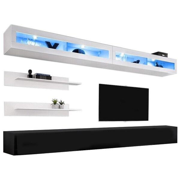 Fly I2 30TV Wall-mounted Floating Modern Entertainment Center