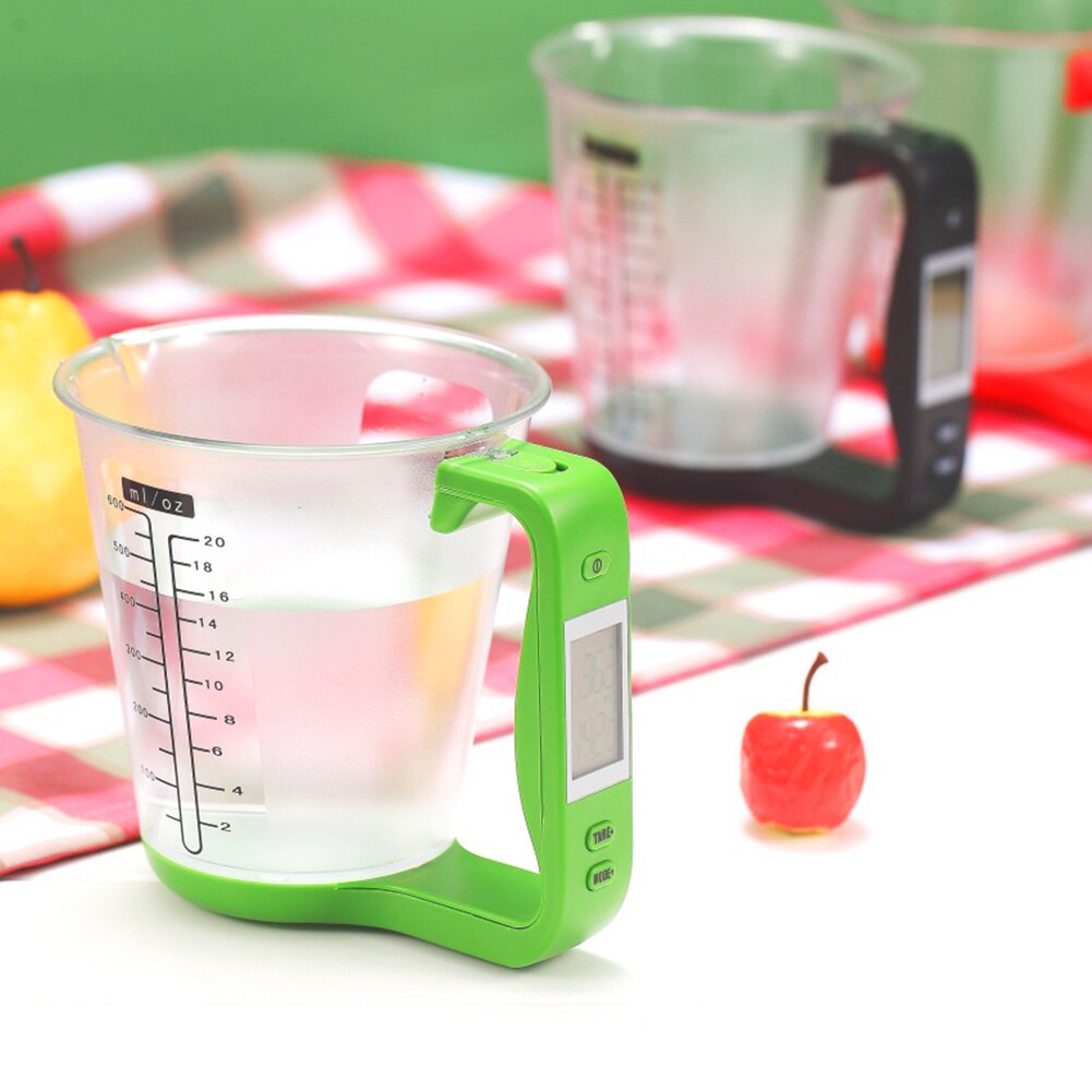 New Electronic Measuring Cup Kitchen Food Water Scales Digital Beaker Measurement Cups Digital Weigh Temperature Measuring Cups