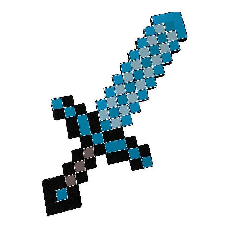 Minecraft Foam Sword Roleplay Battle Toy Life-sized Minecraft Pixel Swords For Active Play