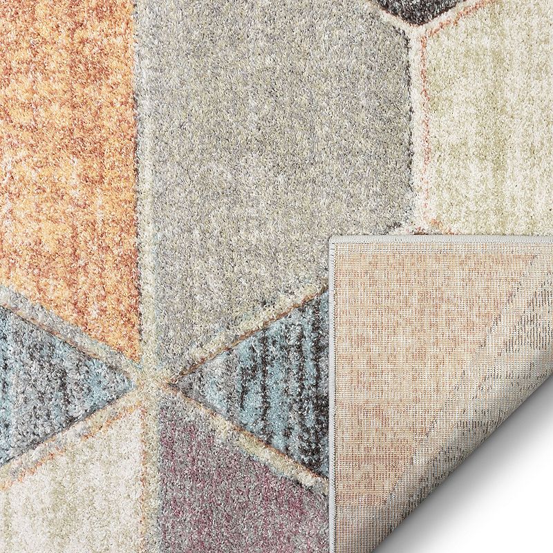 Well Woven Whoa Mesa Modern Geometric High-Low Area Rug