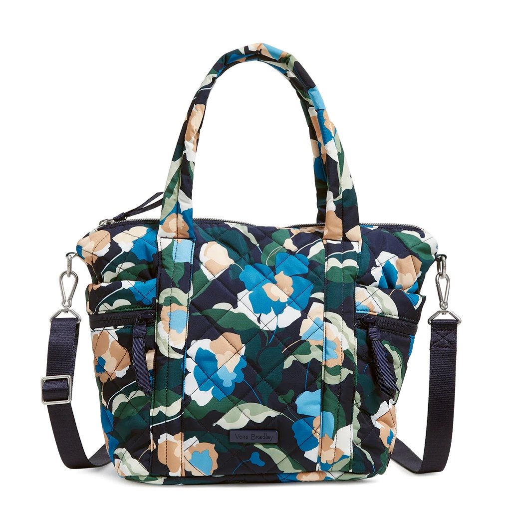 Vera Bradley  Small Multi-Strap Tote Bag in Immersed Blooms