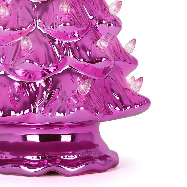 Pink Pearl Ceramic Christmas Tree