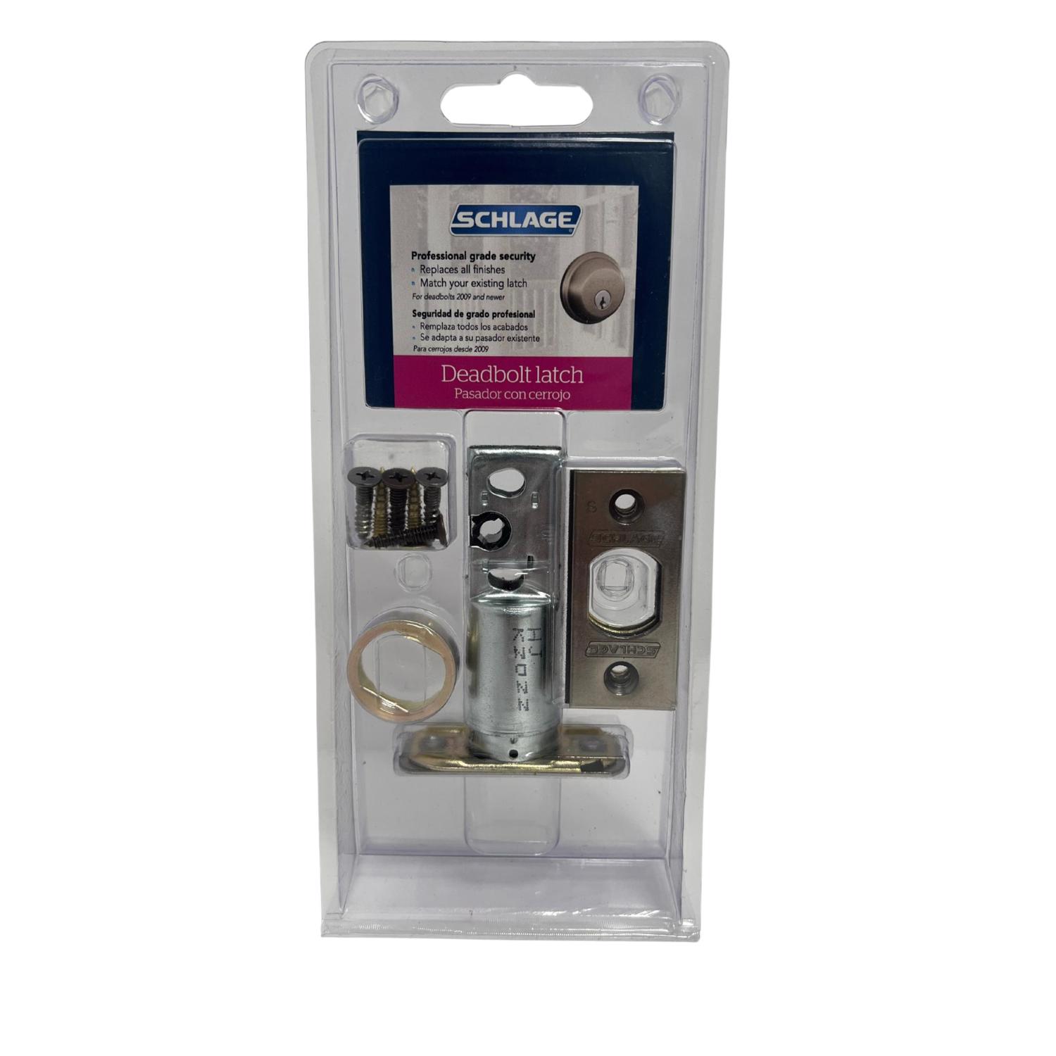 Schlage Assorted Steel Deadbolt Latch Replacement 6 pk