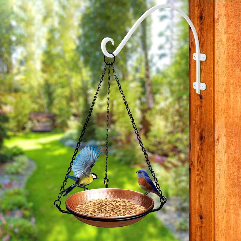 Monarch Abode Monarch Pure Copper Hand Hammered Hanging Bird Bath 17065