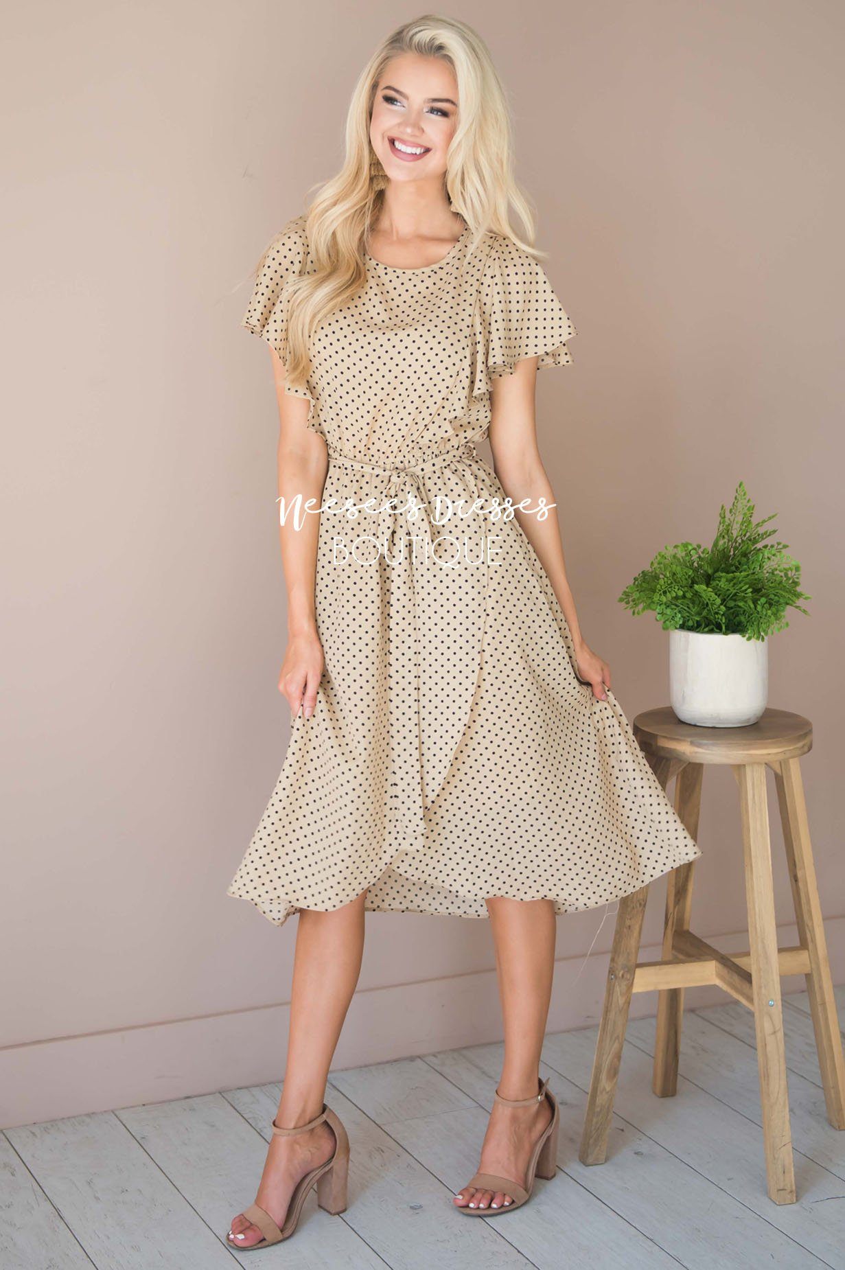 The Kynlei Polka Dotted Dress