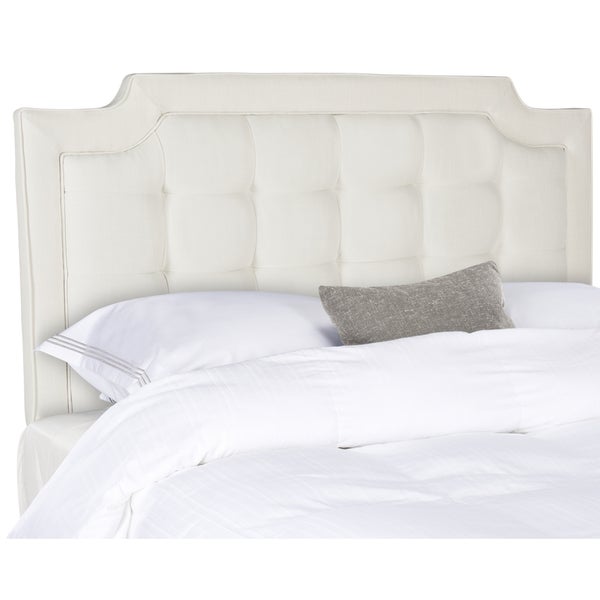 SAFAVIEH Saphire Light Grey Upholstered Tufted Headboard (Queen) - - 11924010