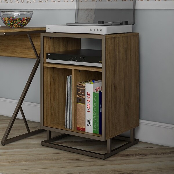 The Novogratz Regal Turntable Stand / End Table