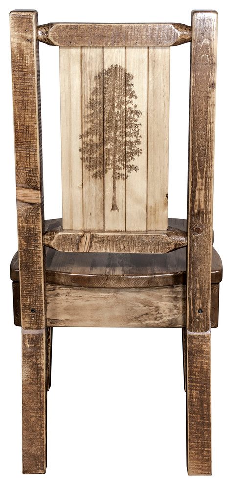 Homestead Collection Side Chair   Rustic   Dining Chairs   by Montana Woodworks  Houzz