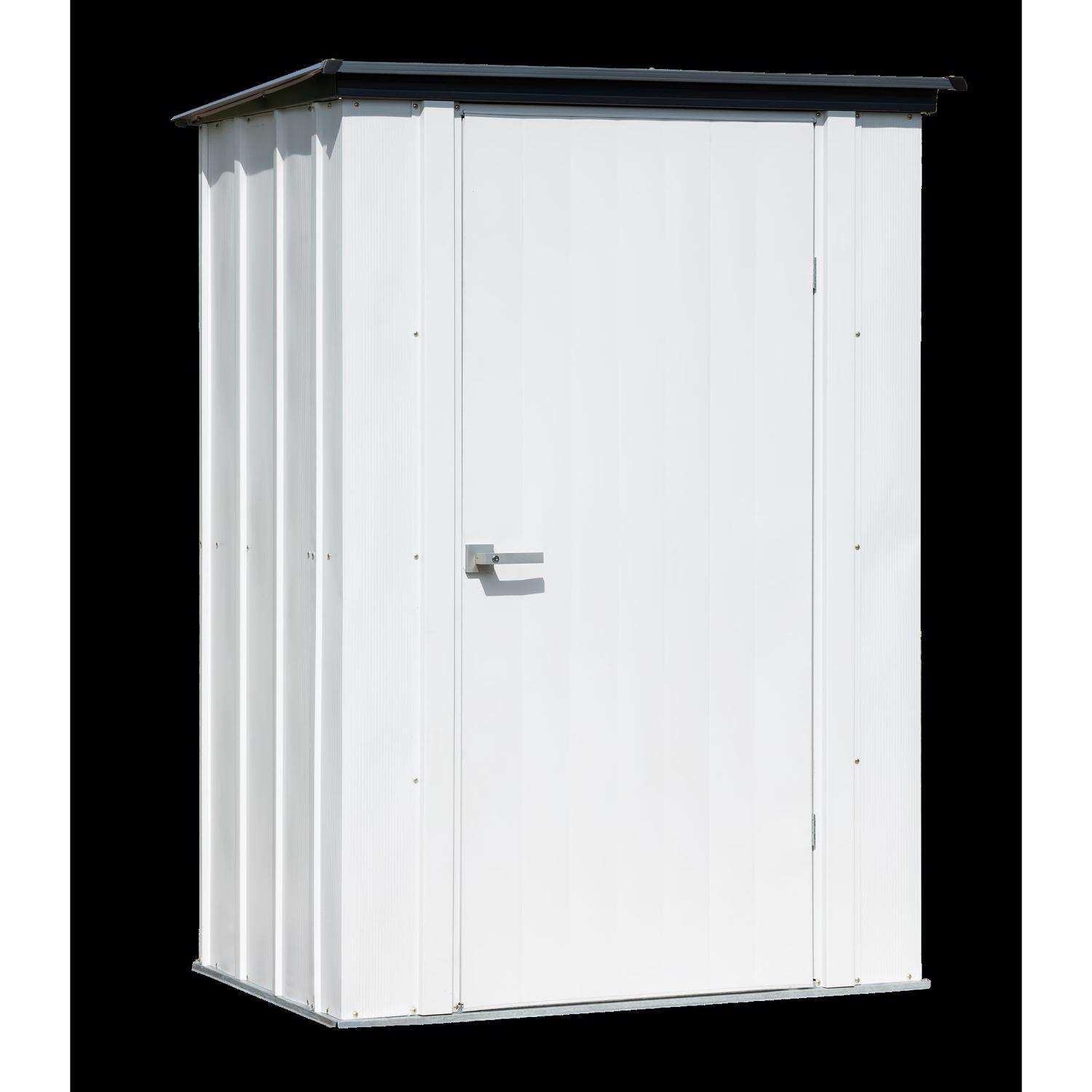 ShelterLogic Spacemaker 4 ft. x 3 ft. Metal Vertical Pent Storage Shed without Floor Kit