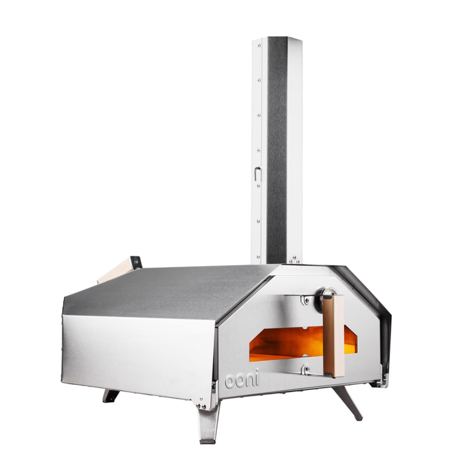 Ooni Pro 16 in. Charcoal/Wood Chunk Outdoor Pizza Oven Silver