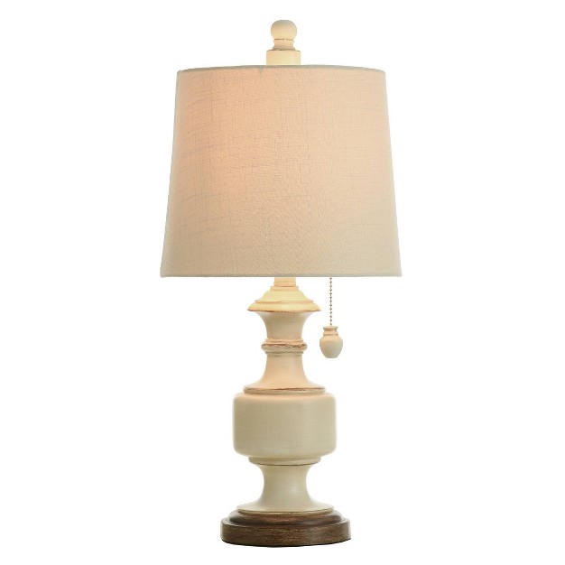 Gilda Table Lamp Distressed Cream Stylecraft