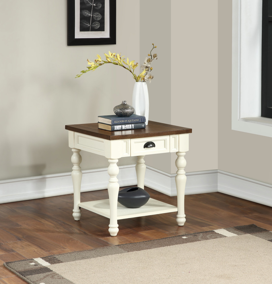 Joanna End Table   Traditional   Side Tables And End Tables   by Steve Silver  Houzz