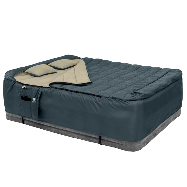 Ozark Trail Queen Bed-in-A-Bag with Pillow， Outdoor and Camping (82 in x 62 in)