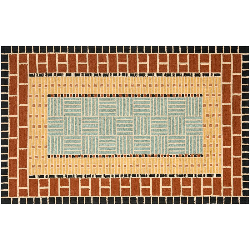 Safavieh Four Seasons Marianna Framed Geometric Indoor Outdoor Rug