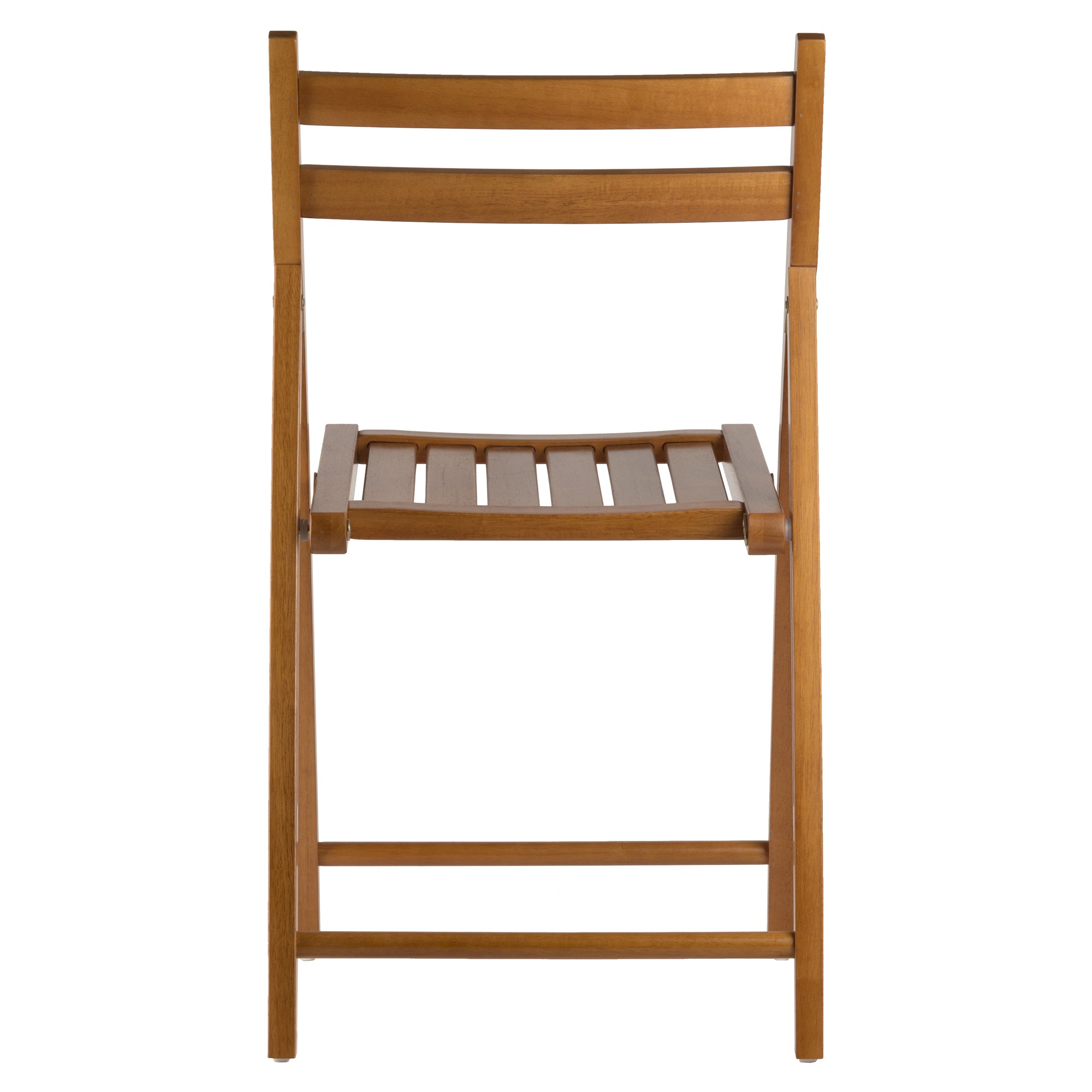 Winsome Wood Robin Folding Chair Set, Teak Finish, set of 4