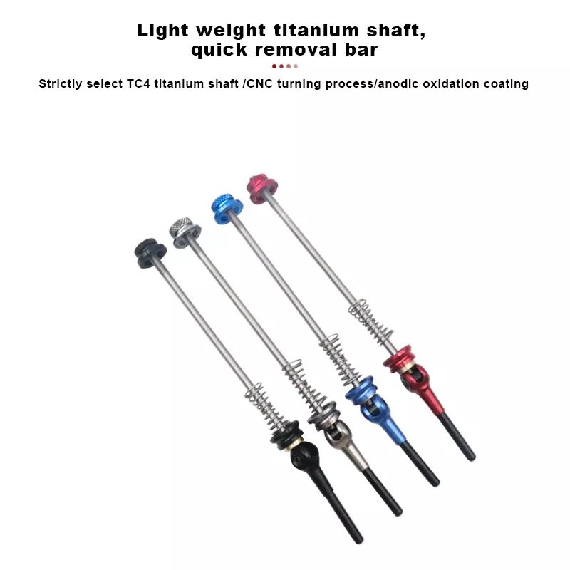 Titanium Ti Quick Release Skewer For Mountain Bikes MTB Bicycle Cycling Wheel Hub QR Skewer lever Lightweight Road Bike parts