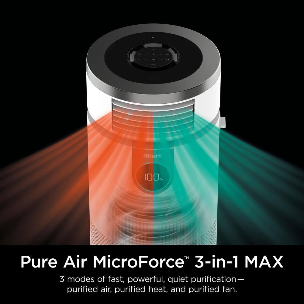 Shark Air Purifier 3-in-1 HEPA Filter Air Purifier Purified Heat Purifed Fan 1000 sq. ft. HC502