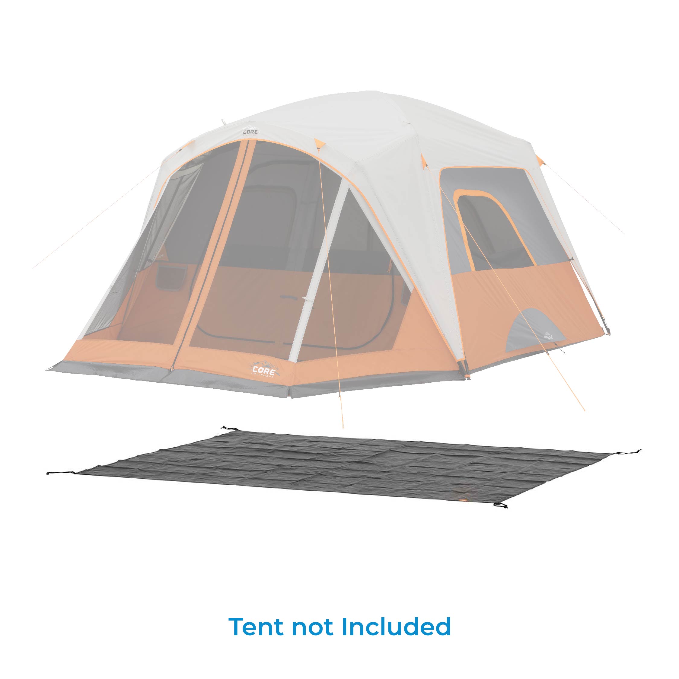 Core Equipment Footprint for 6 Person Straight Wall Tent