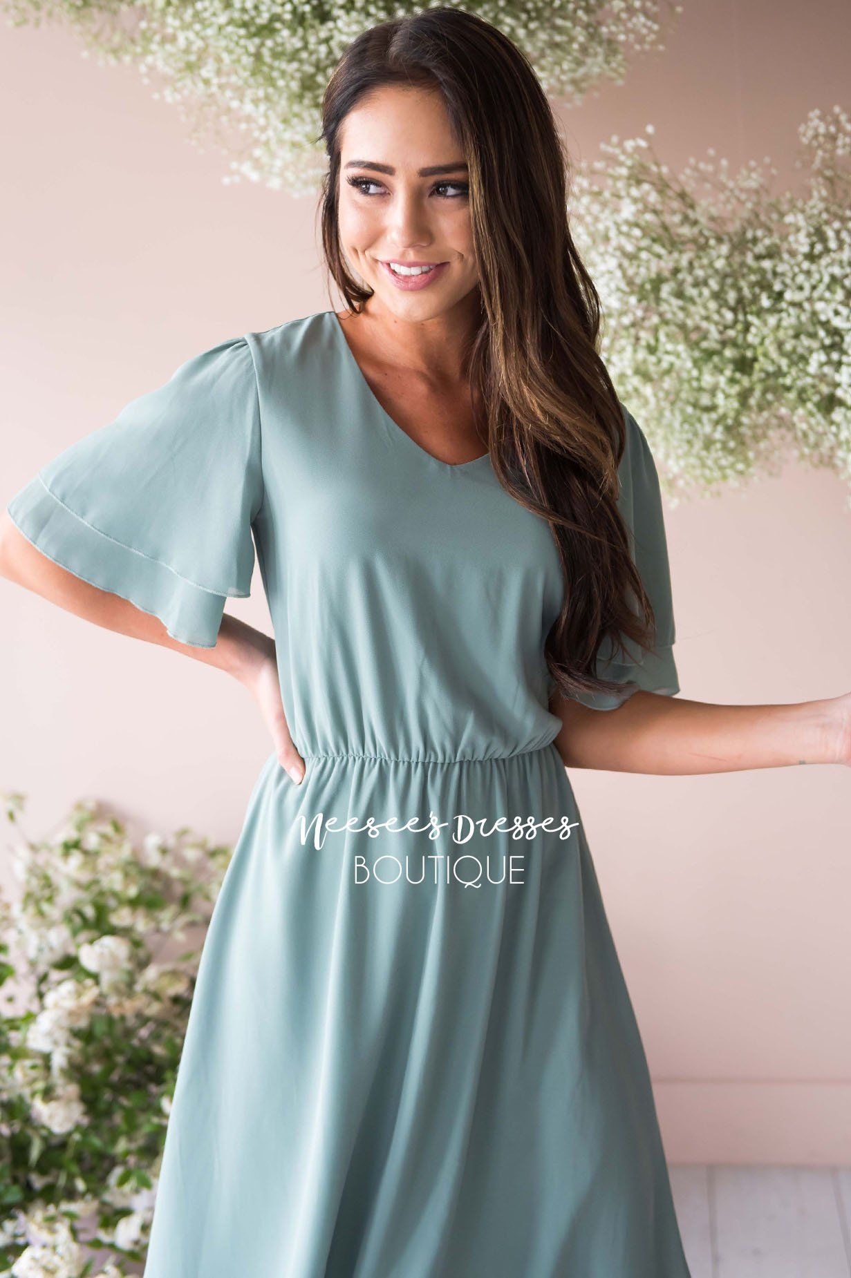 The Claire Chiffon Dress