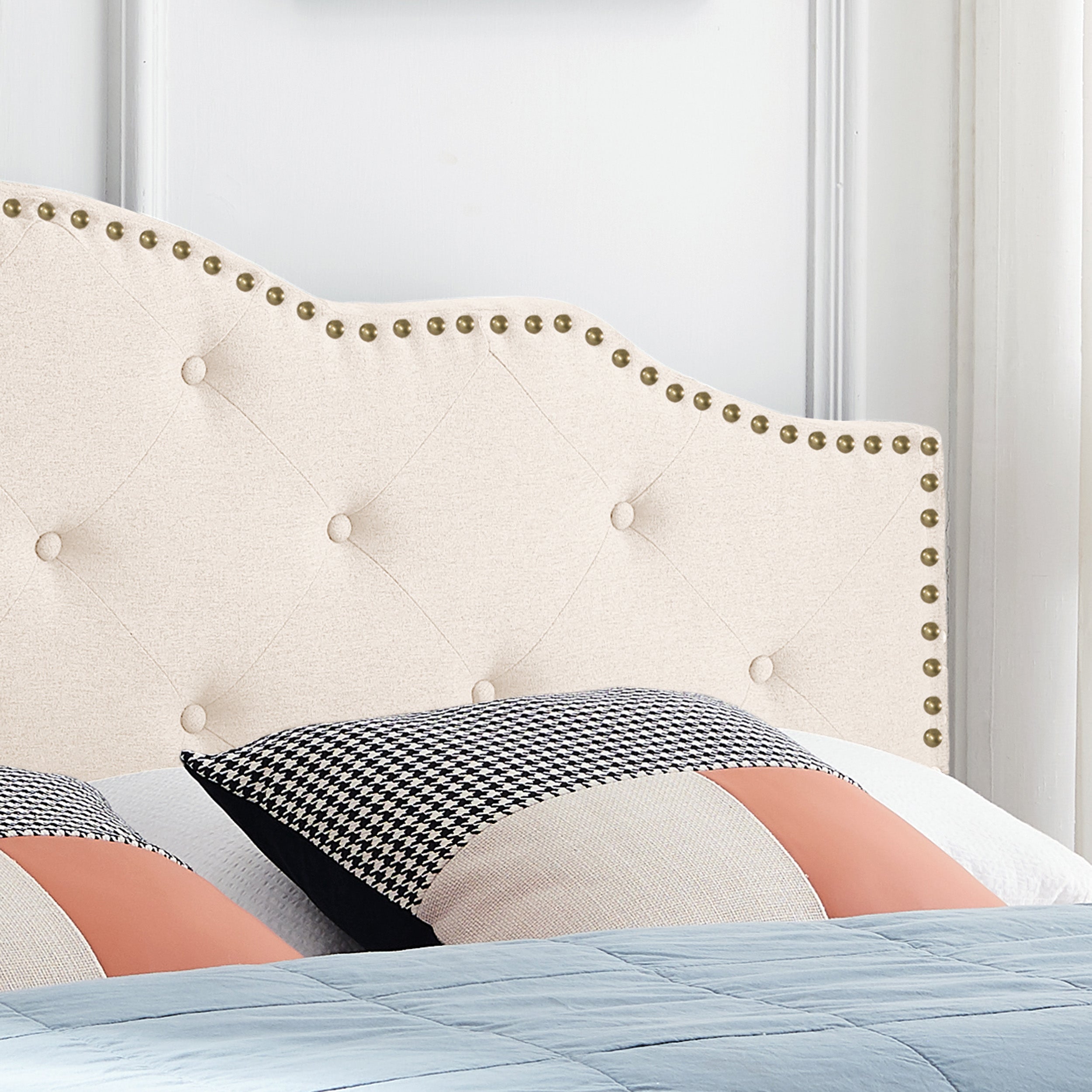 Sharon Contemporary Upholstered King/Cal King Headboard