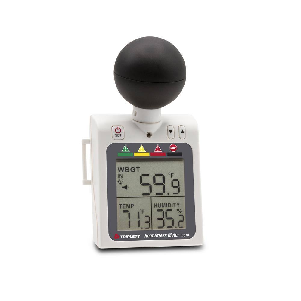 TRIPLETT Heat Stress WBGT (Wet Bulb Globe Temperature) Meter HS10