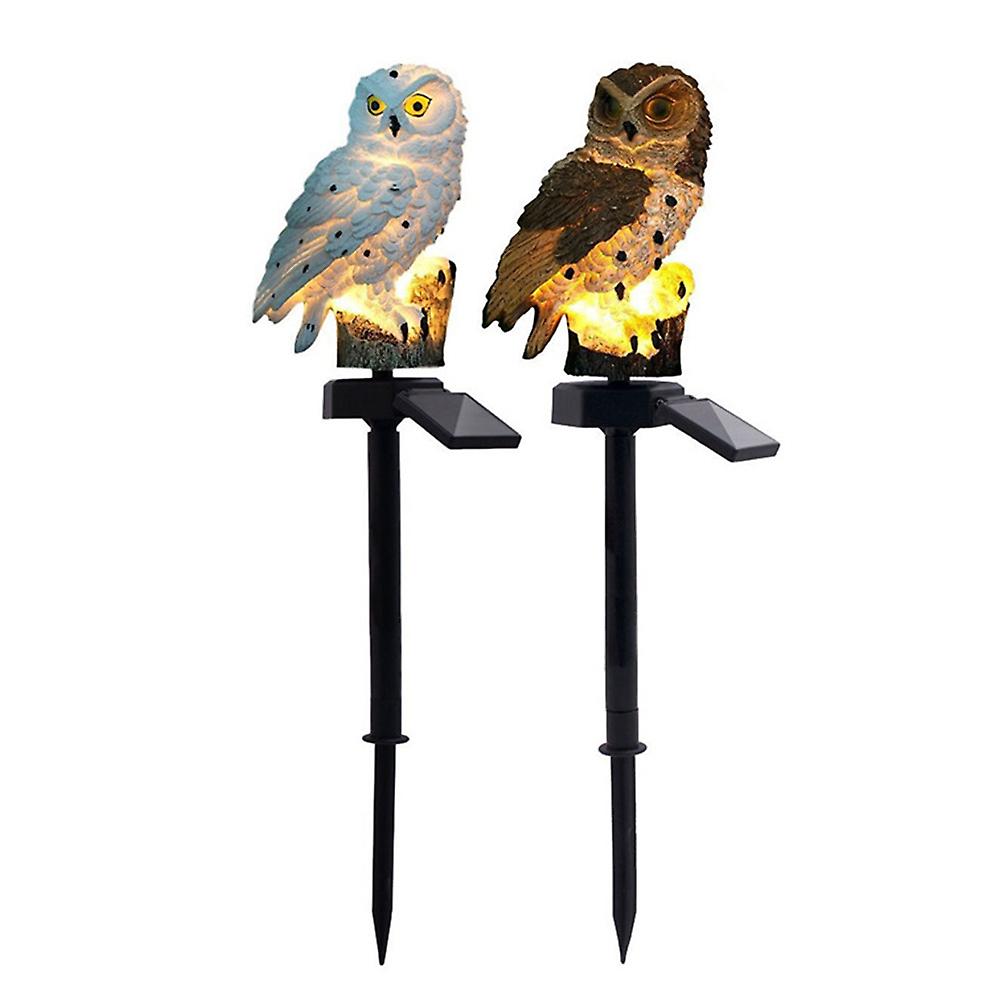 Led Garden Lights Solar Night Lights Owl Shape Solar Led Lamp Outdoor， Decorative Waterproof Garden Stake Lights For Walkway Yard Lawn Landscape Light