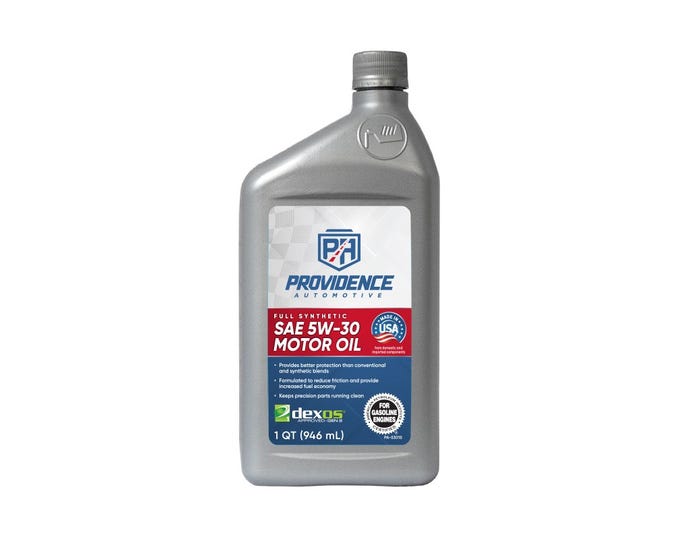 Providence Automotive Oil Full Synthetic 5W30， 1 Quart - PA-5301S