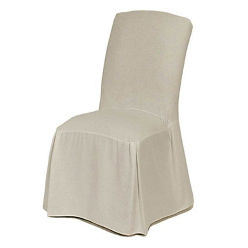 Classic Slipcovers Cotton Duck Long Dining Chair Cover